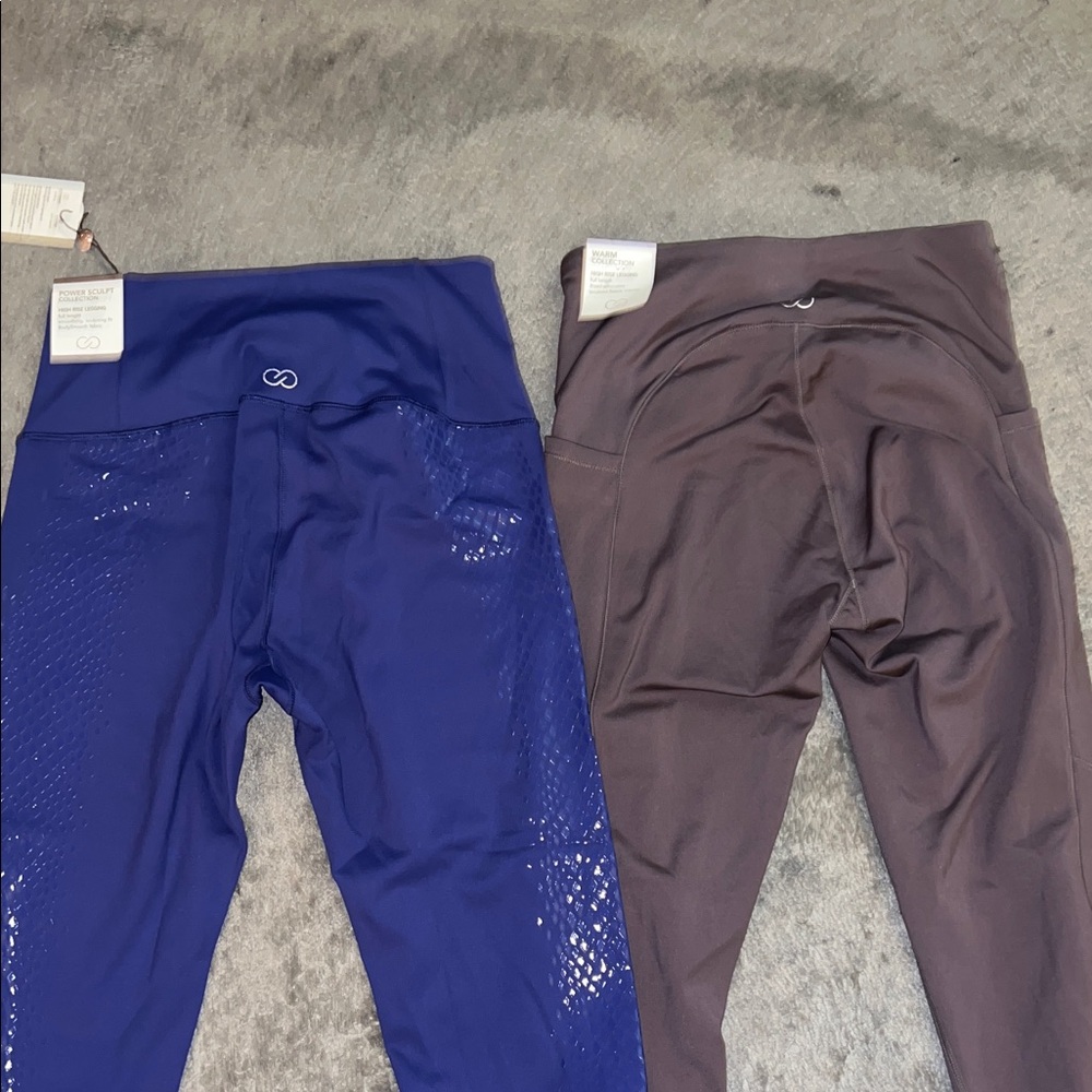 Kids Blue and Brown Leggings
